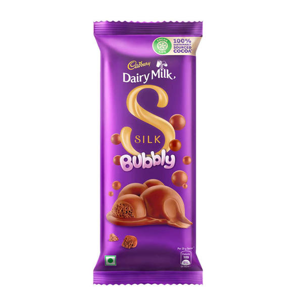 Picture of Cadbury Dairy Milk Silk Bubbly Chocolate Bar 50gm