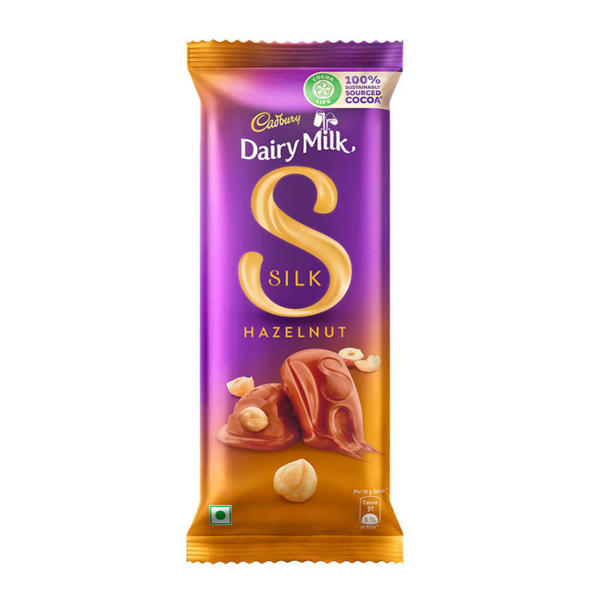 Picture of Cadbury Dairy Milk Silk Hazelnut Chocolate Bar 143gm
