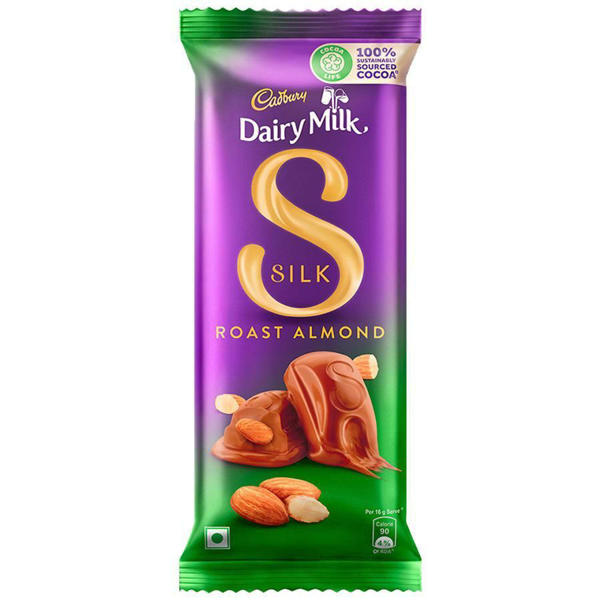 Picture of Cadbury Dairy Milk Silk Roast Almond Chocolate Bar 143gm