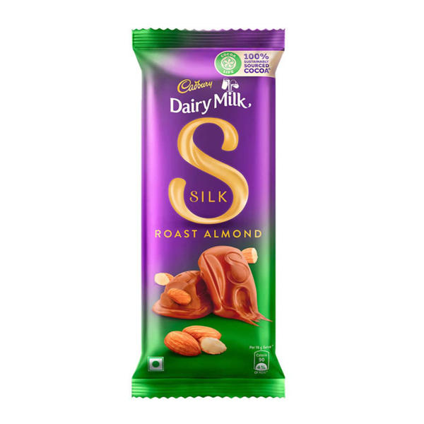 Picture of Cadbury Dairy Milk Silk Roast Almond Chocolate Bar 58gm
