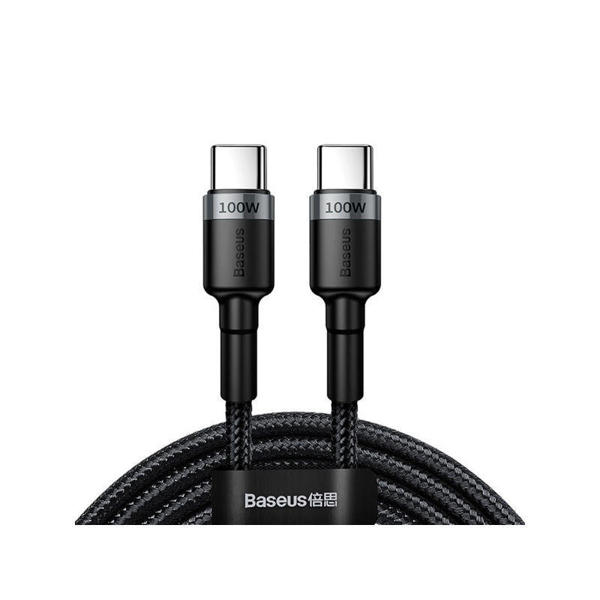 Picture of Baseus Type-C to Type-C 100W Cafule PD 2.0 Braided Fast Charging Cable 2M