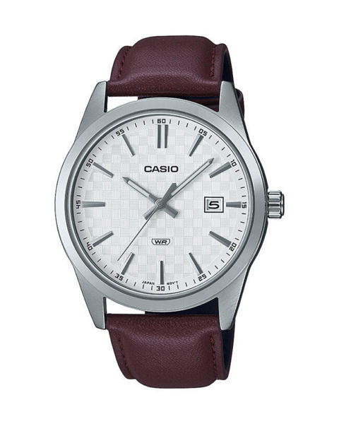 Picture of Casio MTP-VD03L-5AUDF White Dial Leather Strap Men's Watch