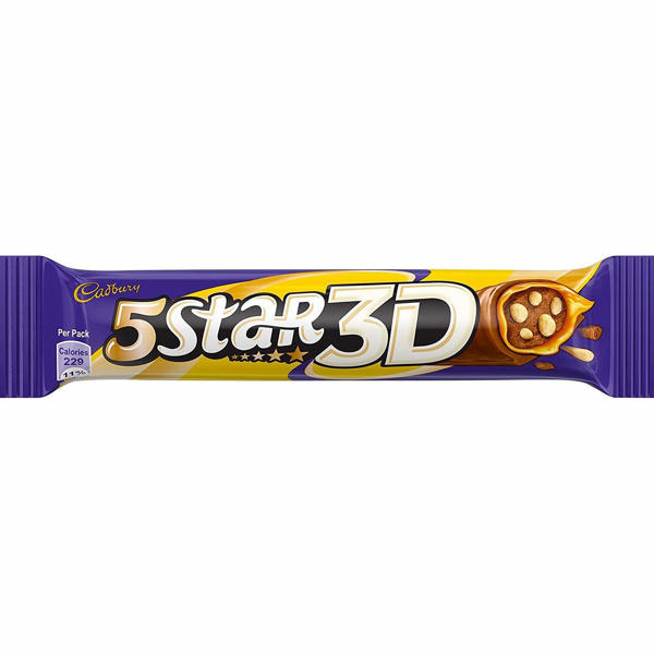Picture of Cadbury 5 Star 3D Chocolate Bar 42gm
