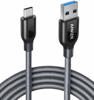 Picture of Anker Powerline+ USB-C to USB A 3.0 6ft Cable (A8169HA1)