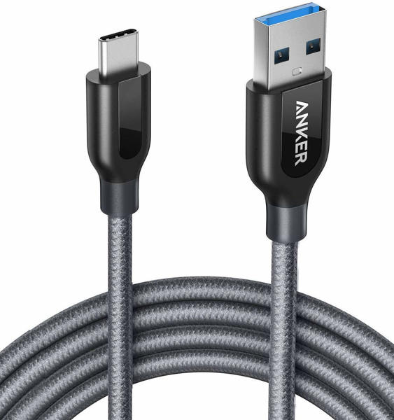 Picture of Anker Powerline+ USB-C to USB A 3.0 6ft Cable (A8169HA1)