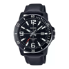 Picture of Casio Enticer Date Black Belt Watch MTP-VD01BL-1BVUDF