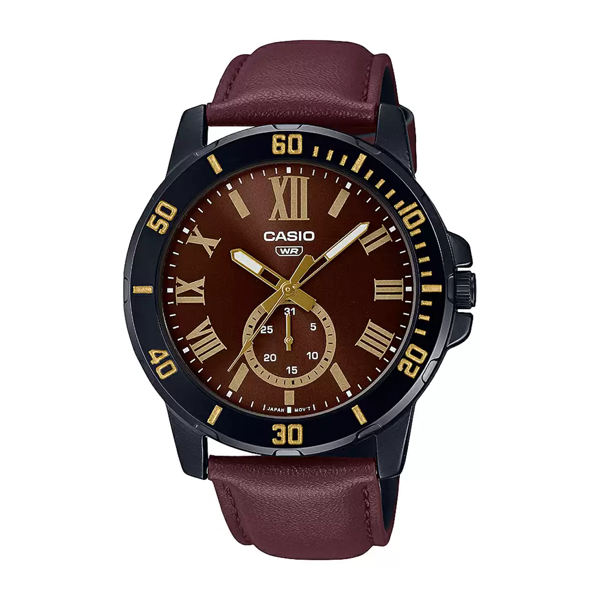 Picture of Casio Enticer MTP-VD200BL-5BUDF Analog Leather Belt Watch