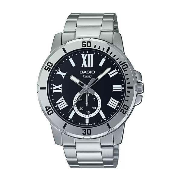 Picture of Casio Enticer MTP-VD200D-1BUDF Analog Steel Belt Watch
