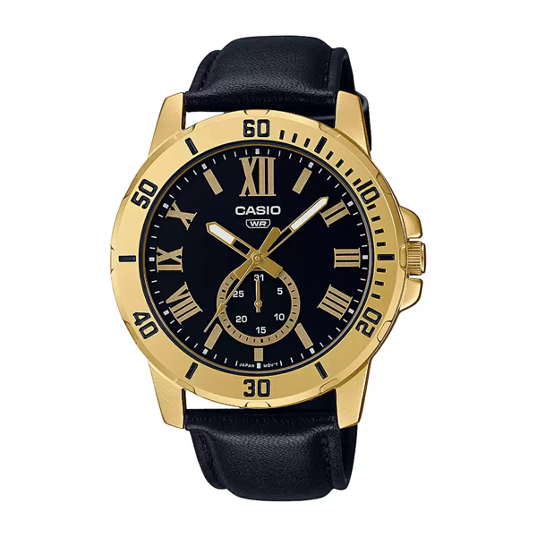 Picture of Casio Enticer MTP-VD200GL-1BUDF Analog Leather Belt Watch