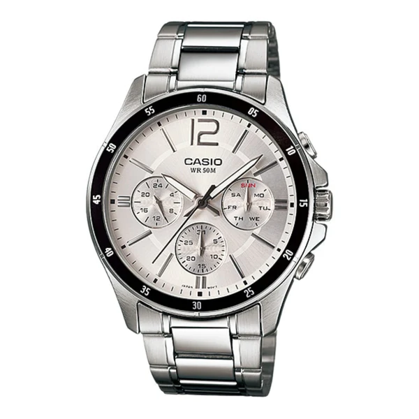 Picture of Casio MTP-1374D-7AVDF Enticer Multifunction Stainless Steel Men's Watch