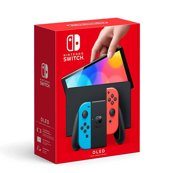 Picture of Nintendo Switch OLED Edition Portable Gaming Console - Blue Red