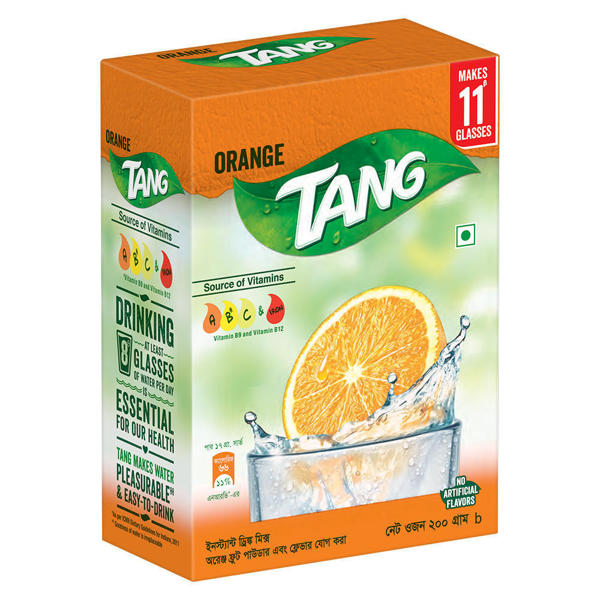 Picture of Tang Orange Flavoured Instant Drink Powder 200gm