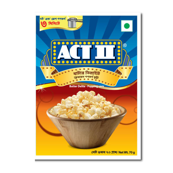 Picture of ACT II Butter Delite Instant Popcorn 70gm