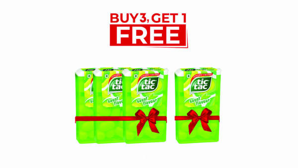 Picture of Tic Tac Saunf Flavour Mouth Freshner 7.2gm (Buy 3, Get 1 Free Offer)