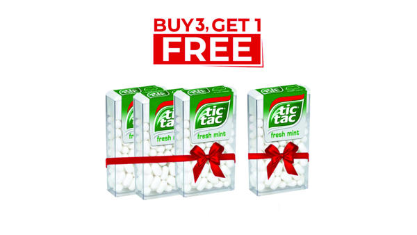 Picture of Tic Tac Mint Mouth Freshner 7.2gm (Buy 3, Get 1 Free Offer)