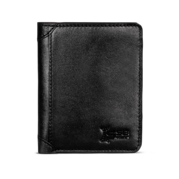 Picture of Black (Cute Er Dibba) Short Leather Wallet SB-W18