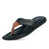 Picture of Men's Black Leather Sandal SB-S170