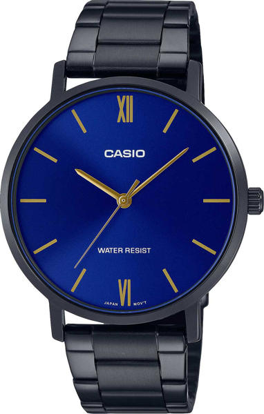 Picture of Casio MTP-VT01B-2BUDF Blue Dial Black Band Men’s Watch