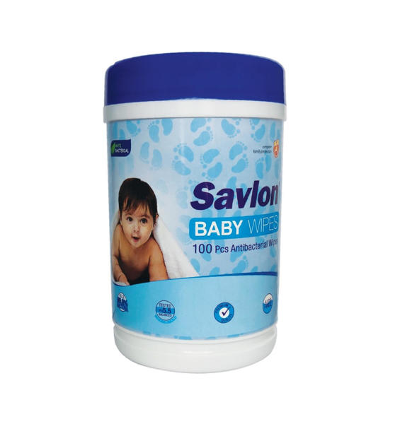 Picture of Savlon Baby Wipe Jar 100s