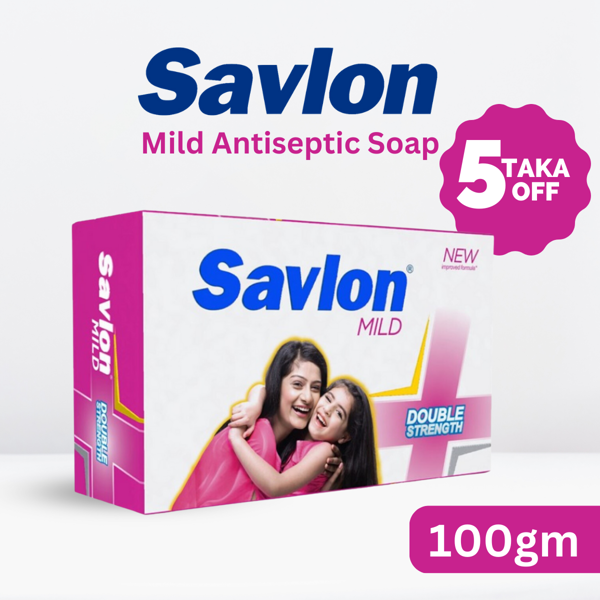 Picture of Savlon Soap Mild 100gm 5tk off