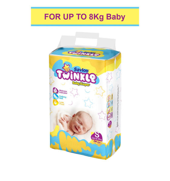 Picture of Savlon Twinkle Baby Belt Diaper Small 44 pcs