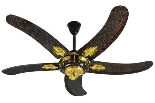 Picture of STORM PLUS CEILING FAN (BLACK + GOLD) 56"
