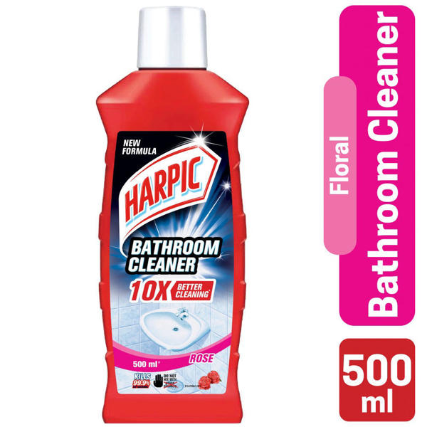Picture of Harpic Bathroom Cleaning Liquid (Rose) 500 ml