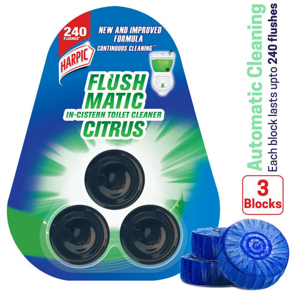 Picture of Harpic Flushmatic Citrus 50 gm X 3