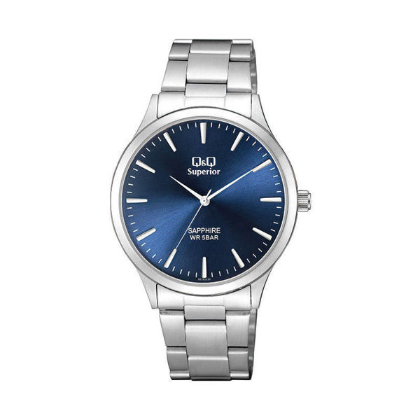 Picture of Q&Q Sapphire Blue Dial Chain Watch for Men (S278J222Y)