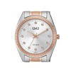 Picture of Q&Q Dual Tone Chain Watch for Women (QZ65J411Y)