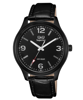 Picture of Q&Q Superior Black Dial Leather Belt Watch for Men (S00A-008PY)
