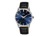Picture of Q&Q Superior Black Leather Strap Blue Dial Watch (S398J302Y)