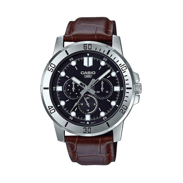 Picture of Casio Enticer Multifunction Chocolate Belt Watch MTP-VD300L-1EUDF