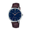 Picture of Casio LTP-VT01L-2BUDF Blue Dial Brown Leather Women's Watch