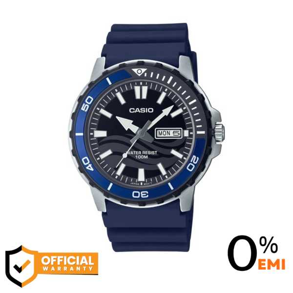 Picture of Casio  Men MTD-125-2AVDF Water resistant 100m swimming | MTD-125-2A