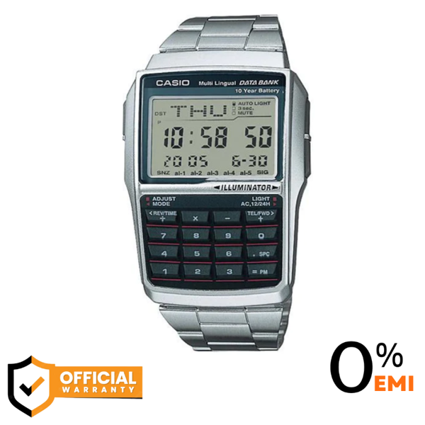 Picture of Casio DBC-32D-1ADF Data Bank Calculator Chain Men’s Watch