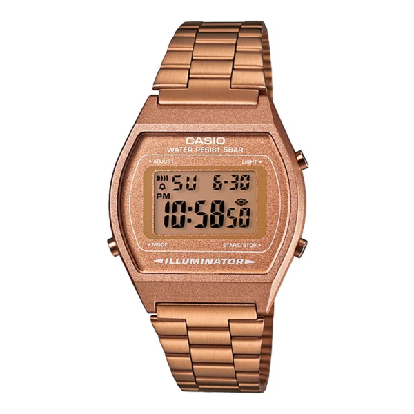 Picture of Casio Classic Digital Rose Gold Chain Watch B640WC-5ADF