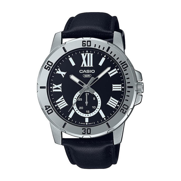 Picture of Casio Enticer Men Analog Black Dial Watch-MTP-VD200L-1BUDF