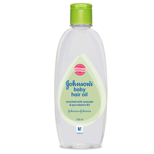Picture of Johnson's Baby Hair Oil Enriched with Avacado & Pro Vitamine B5 100ml