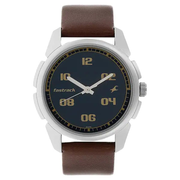 Picture of Fastrack 3124SL02 Blue Dial Analog Watch for Guys