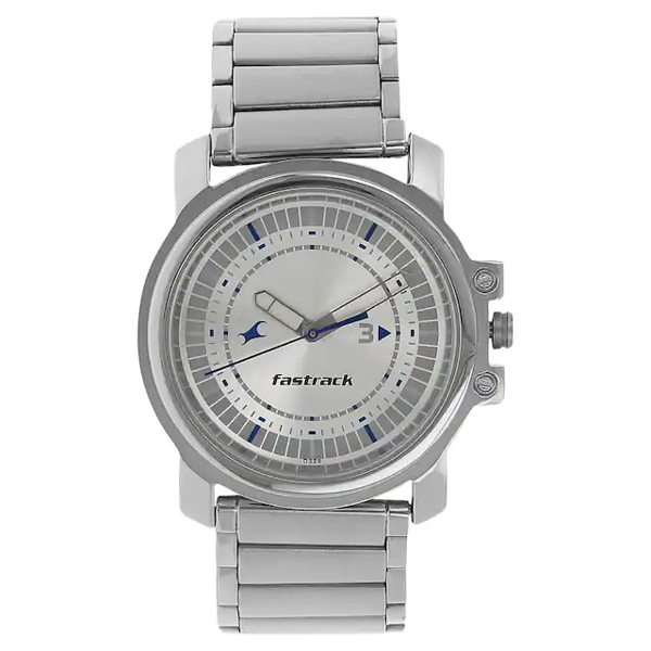 Picture of Fastrack NP3039SM03 Silver Dial Silver Stainless Steel Strap Watch
