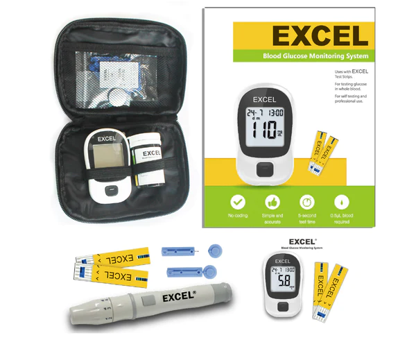 Picture of Excel Blood Glucose Monitoring System
