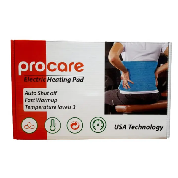 Picture of Procare Electric Heating Pad for Instant Pain Relief and injury support
