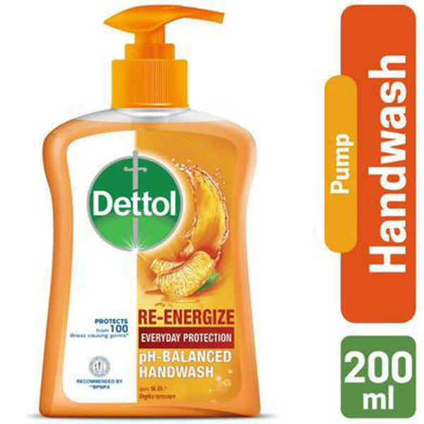 Picture of Dettol Handwash 200 ml Pump Re-energize