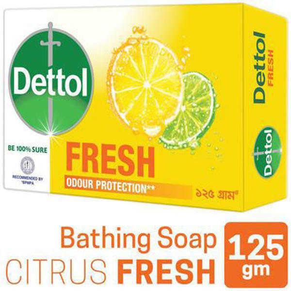 Picture of Dettol Soap 125 gm Fresh Citrus