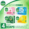 Picture of Dettol Soap Bundle Pack 75gmX4(Original, Cool, Fresh & Skincare)