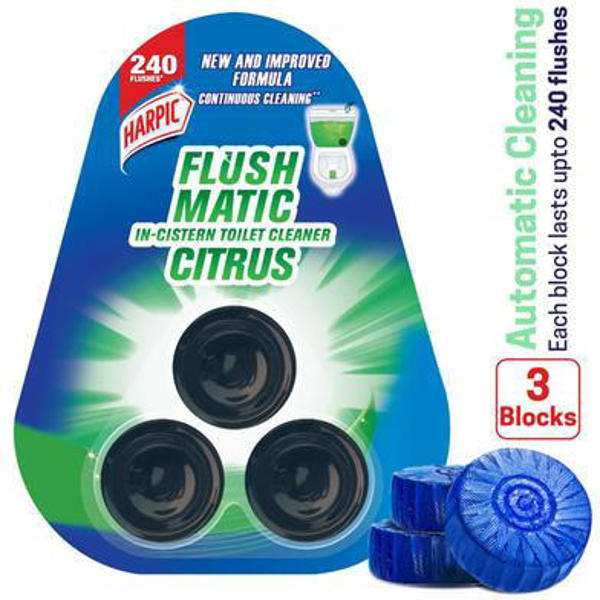 Picture of Harpic Flushmatic Citurs In-Cistern Flushmatic 50 gm X 3