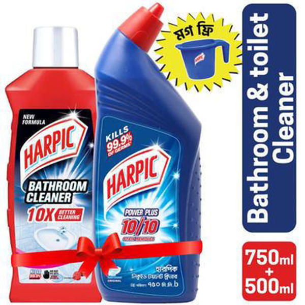 Picture of Harpic Toilet and Bathroom Cleaner Manikjor Offer (free Mug)