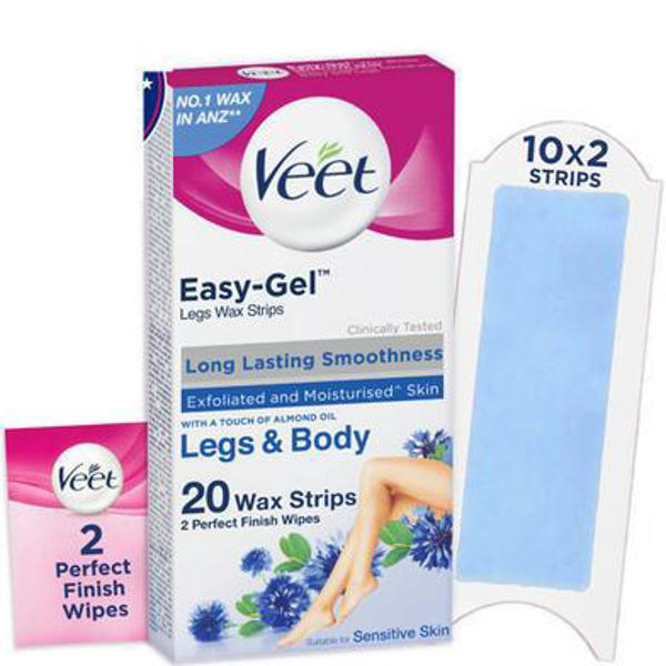 Picture of Veet Cold Wax Strips Sensitive Skin 20s