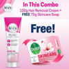 Picture of Veet Hair Removal Cream 100 gm Normal Skin (Free Dettol Soap Skincare 75gm)